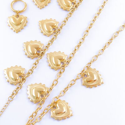 Conjunto de joyas de acero inoxidable - E613E