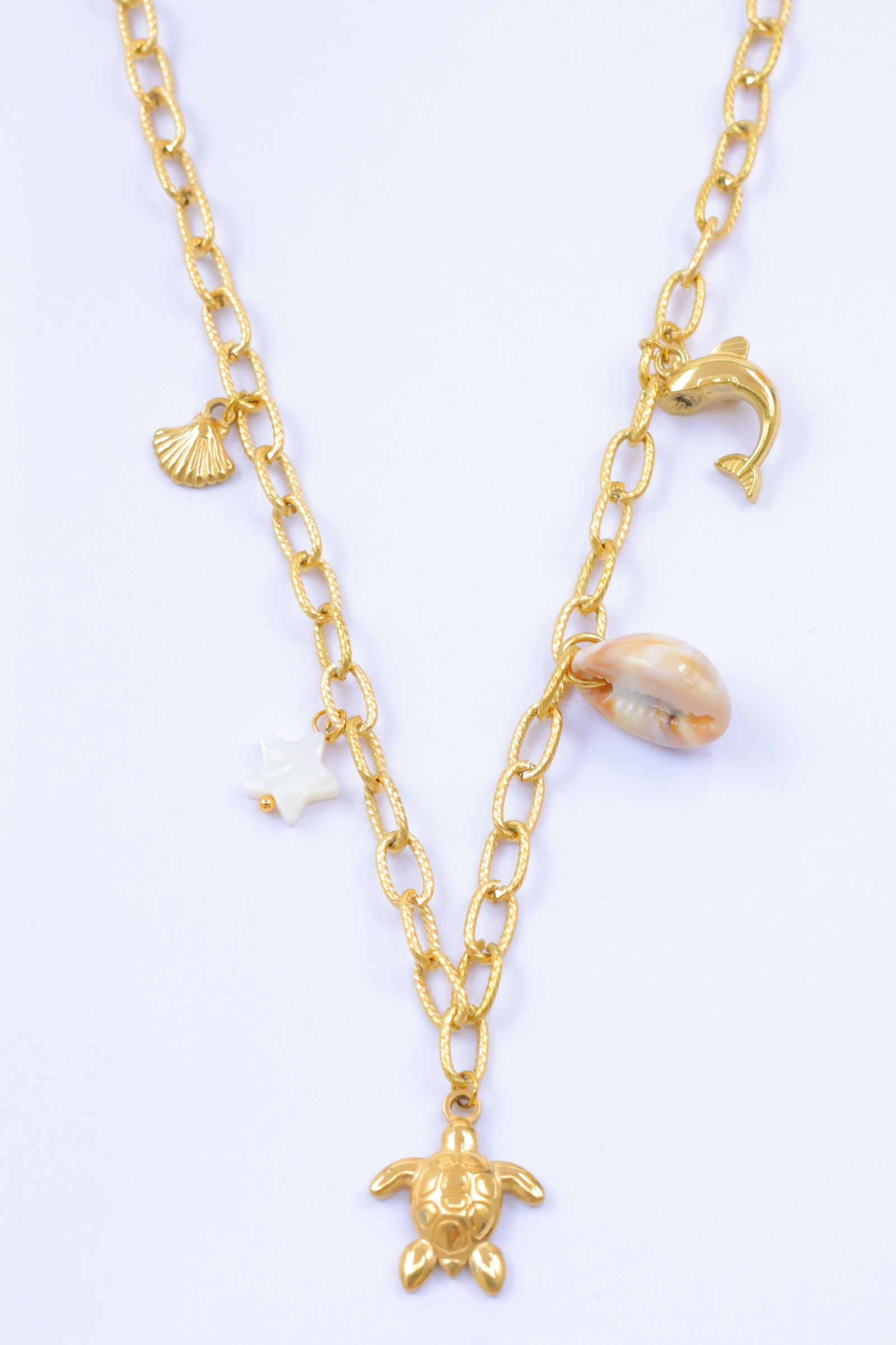 Edelstahl Halskette - G238