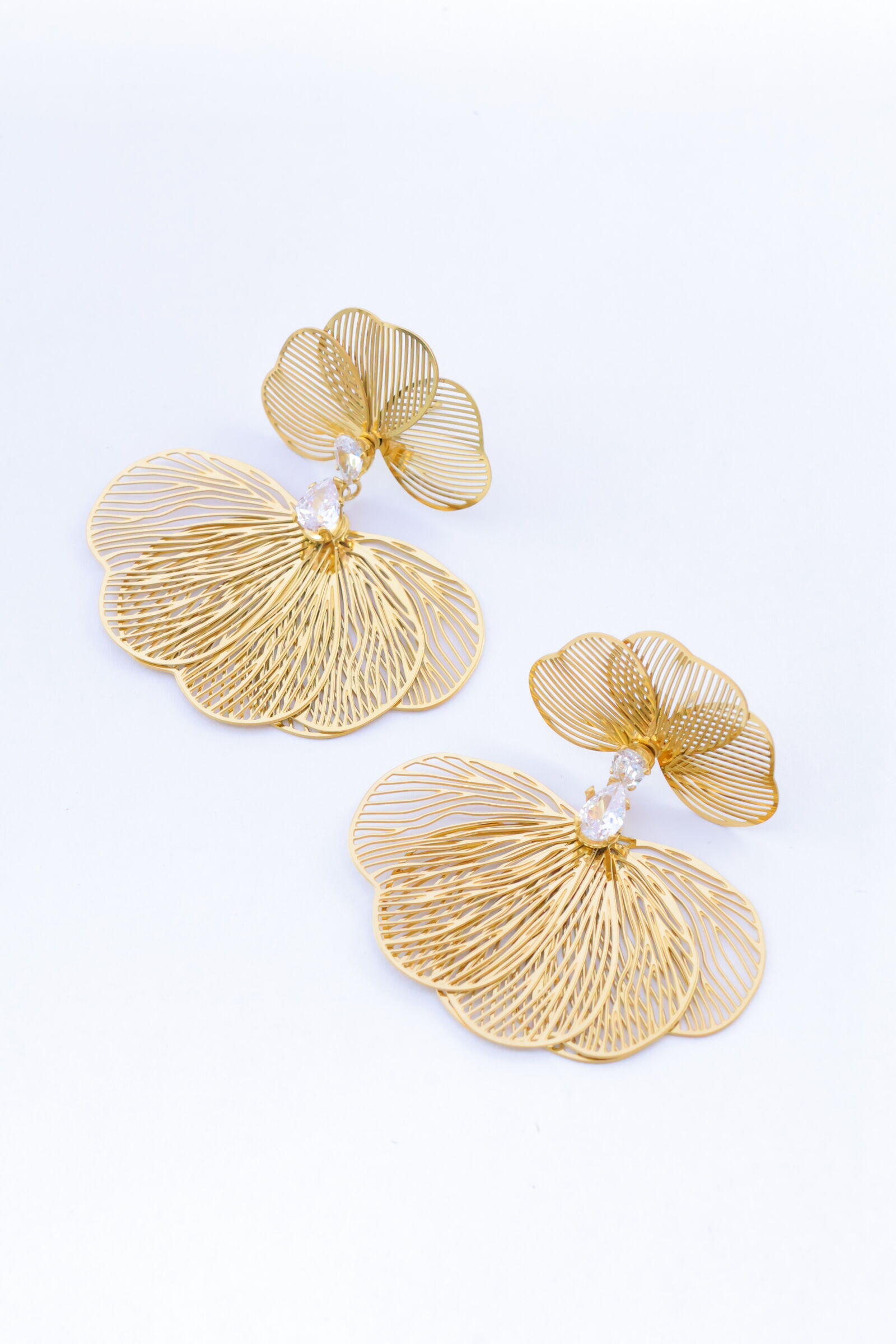 Edelstahl Ohrringe - V404