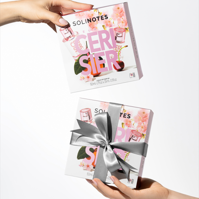 SOLINOTES Set regalo Cherry Blossom - Eau de Parfum da 50 ml e Eau de Parfum da 15 ml
