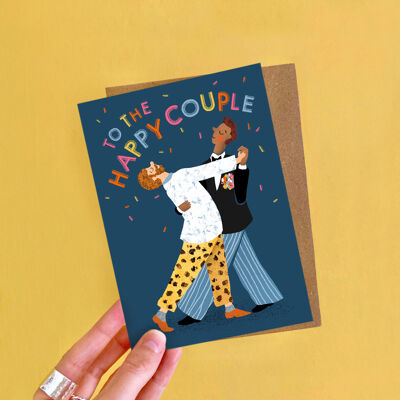 Couple heureux (MM) Carte de vœux