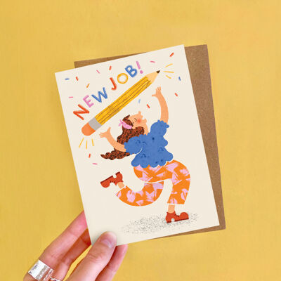 Nuevo trabajo de baile Tarjetas de felicitación