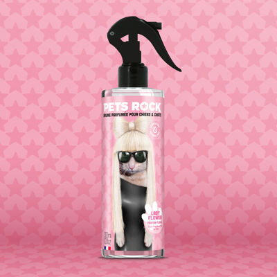 Spray perfumado para mascotas PETS ROCK - Lady Flower 300 ml