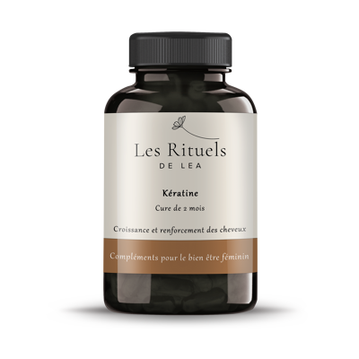 Queratina - 60 cápsulas - 500 mg
