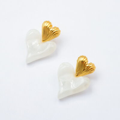 Boucles d'oreilles en acier inoxydable - R71