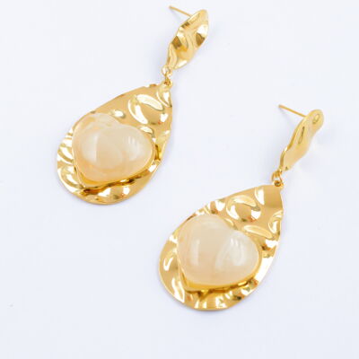 Stainless Steel Earrings - J166