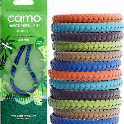 Braccialetti repellenti per insetti - Pelle sintetica