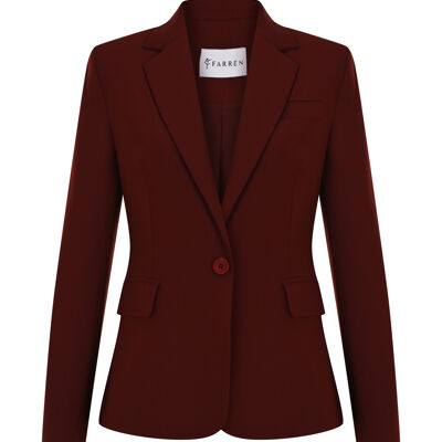 FRN LINE – Blazer sartoriale bordeaux da donna FRN6105