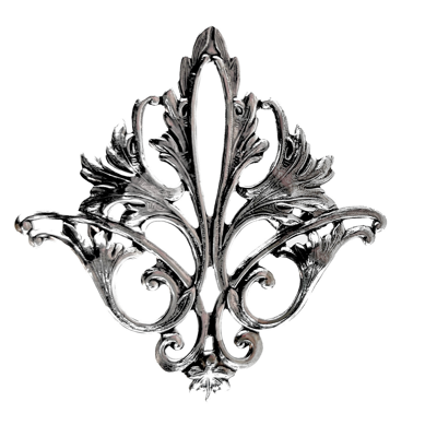 Reina Brooch - Silver Metal