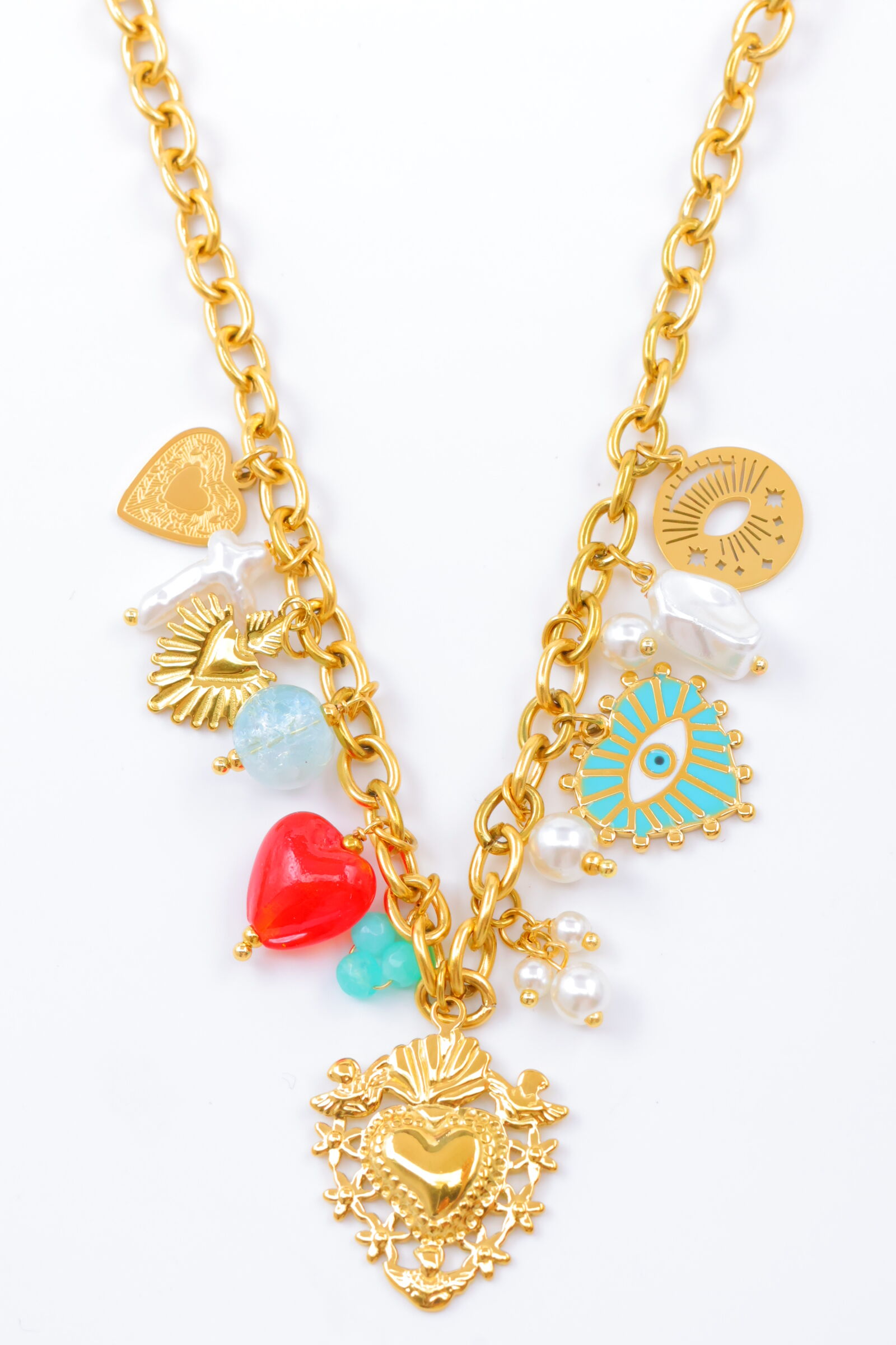 Edelstahl Halskette - A2075