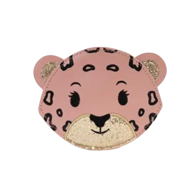 Sac bandoulière enfant - Léo le Léopard rose