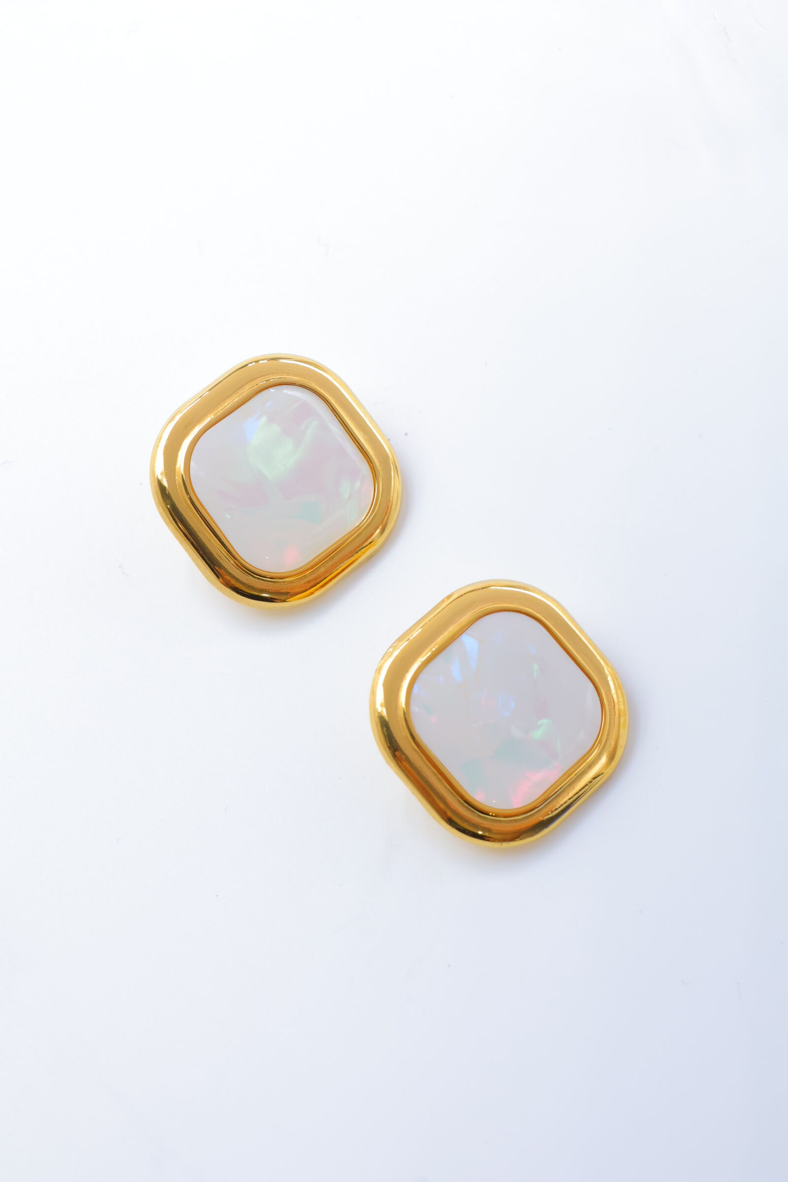 Orecchini a clip in acciaio inossidabile - N685