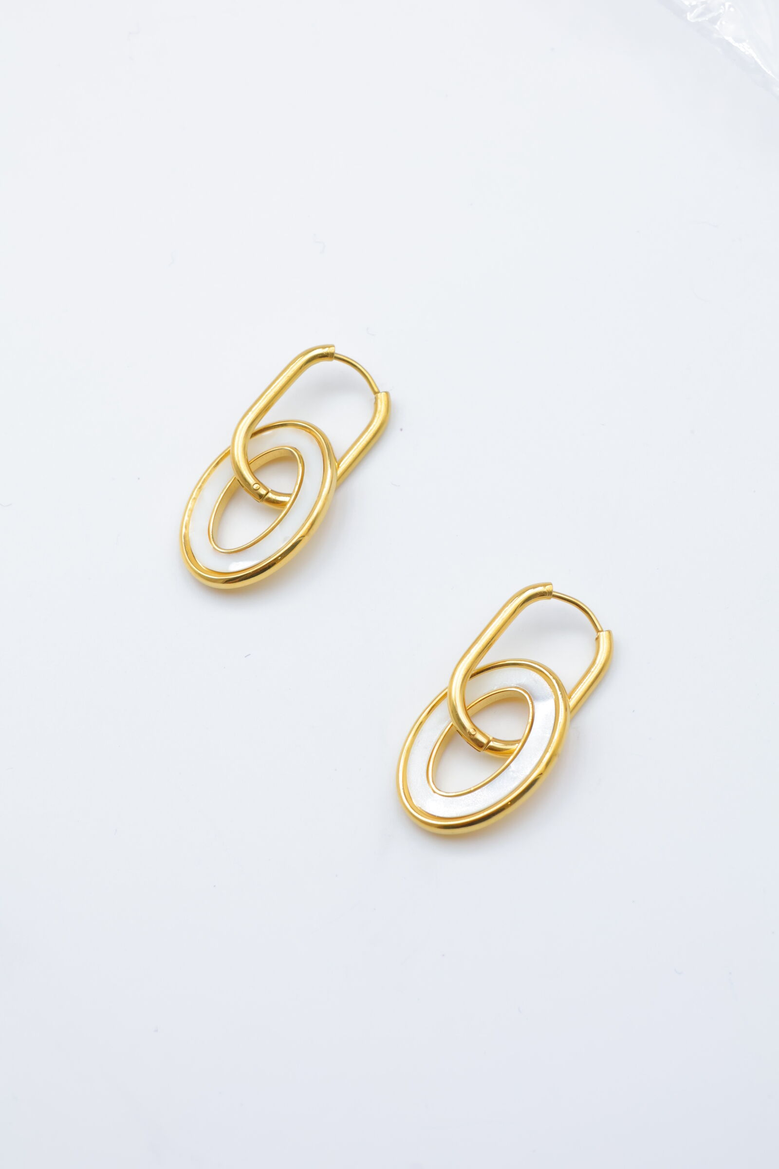 Boucles d'oreilles en acier inoxydable - N692