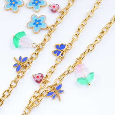 Parure de bijoux en acier inoxydable - Z184E