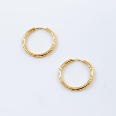 Boucles d'oreilles créoles en acier inoxydable - BL209