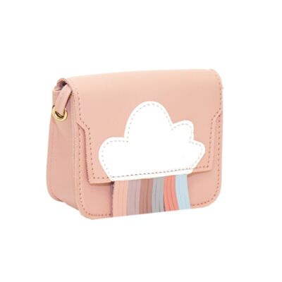 Sac bandoulière Mini Rainbow rose