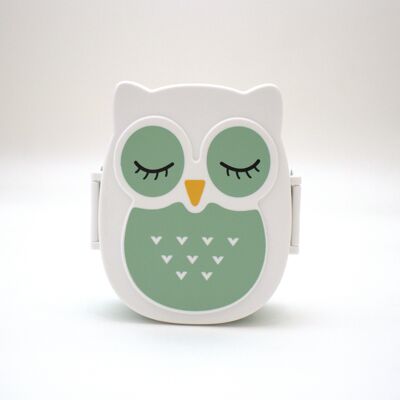 Back to school - Back to School - Owl snack box - Mint - BPA free