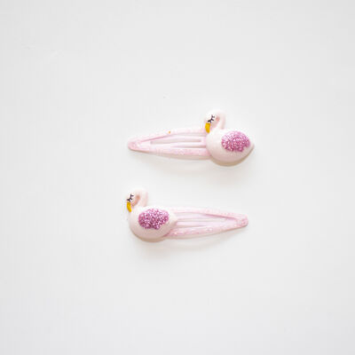 Fermagli per capelli premium per bambini - Swans