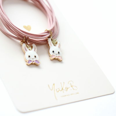 Elastic / bracelet Peach & cream