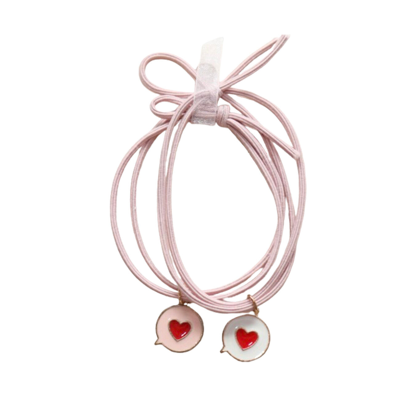 Elastici per capelli e braccialetto per bambini - GUESS WHO I LOVE