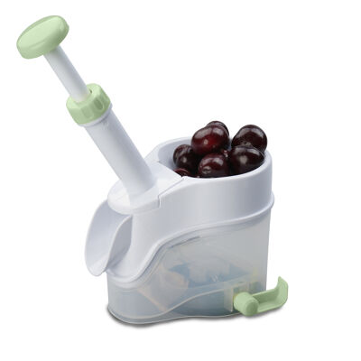 Snocciolatore di ciliegie in plastica bianca