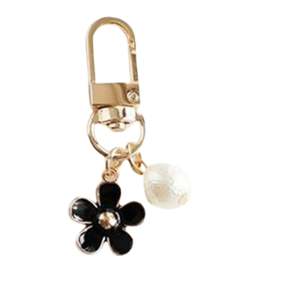 Bijou de sac - Perle nacrée - noir