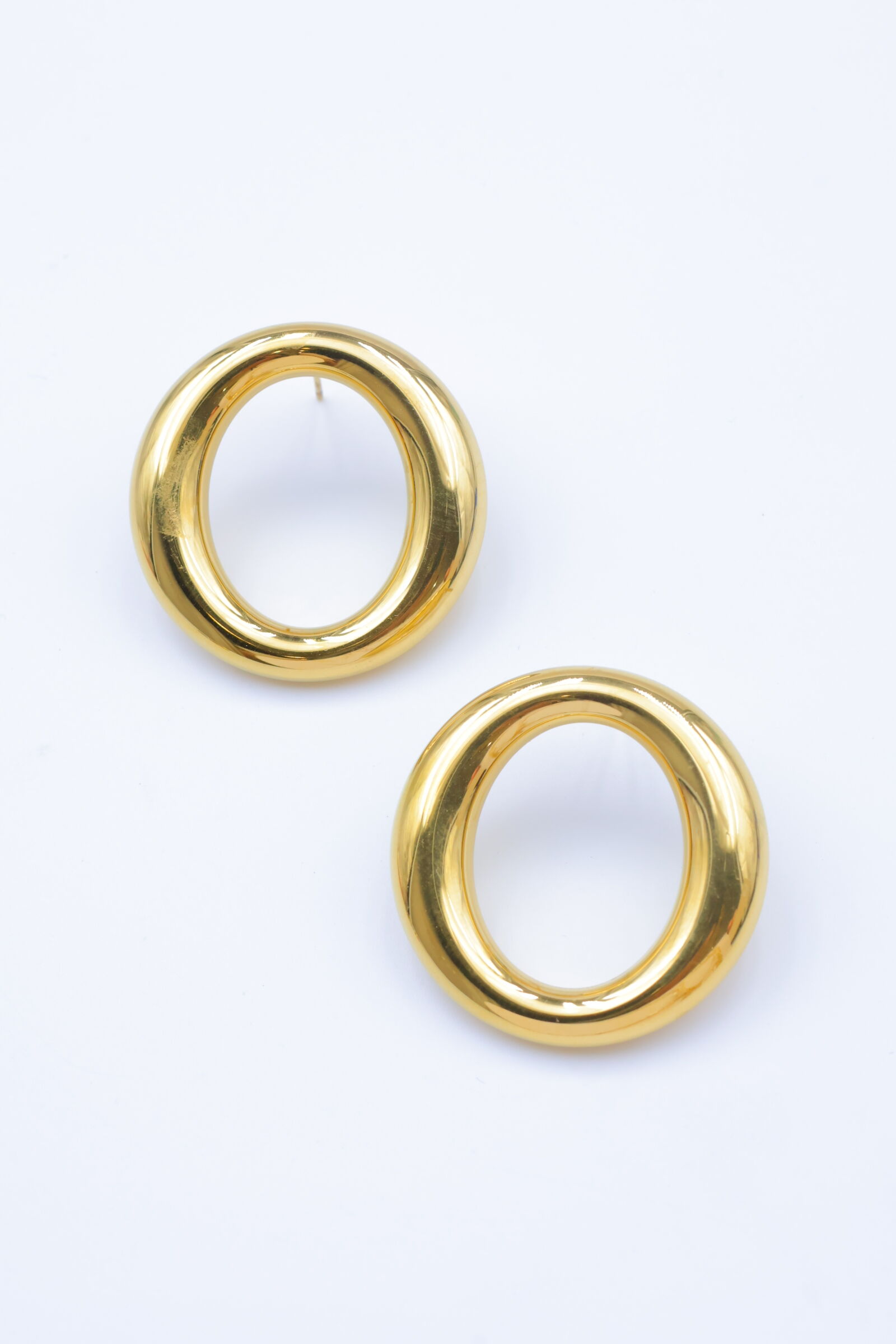 Orecchini a cerchio in acciaio inossidabile - E699