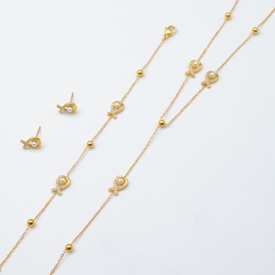 Stainless Steel Jewelry Set - G256E