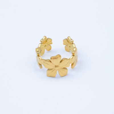 Adjustable stainless steel ring - E685
