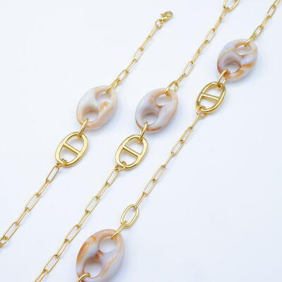 Stainless Steel Jewelry Set - A2162E