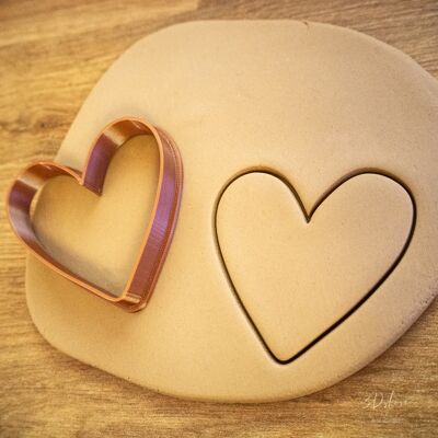 Cookie cutter - Heart 3 - S
