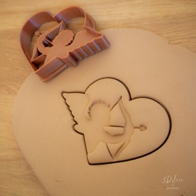 Cookie cutter - Heart with cupid