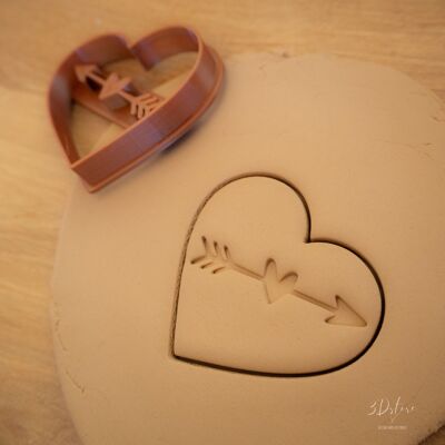 Cookie cutter - Heart with arrow