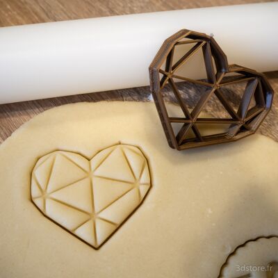 Cookie cutter - Geometric heart