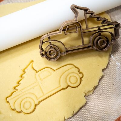 Cookie cutter - Truck with fir tree