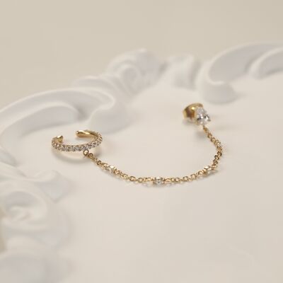 Boucle d'oreille earcuff TISSALIA