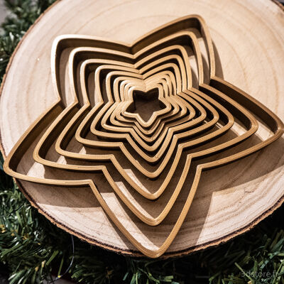 Cookie Cutters - Set of 9 Stars