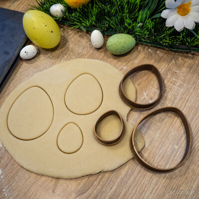 Tagliabiscotti - Uovo - Set di 3 uova