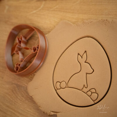 Emporte-pièce - Lapin dans œuf