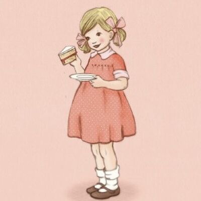 Ava's Birthday Cake Postcard