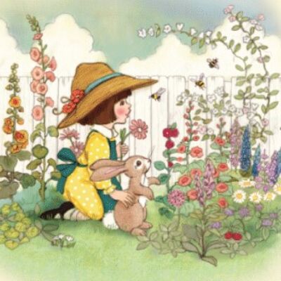 Belle & Boo Postcard Bumblebee Garden