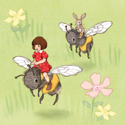 Belle & Boo Postcard Bee adventure