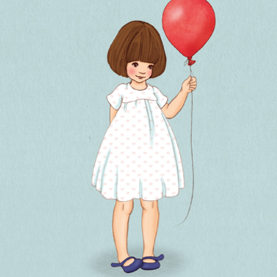 Postcard Belle's balloon