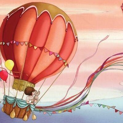 Magia dei palloncini da cartolina