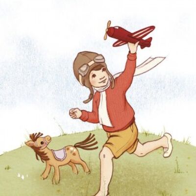 Little Aviator Postcard