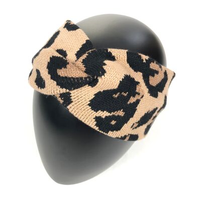 Headband with leopard patterns