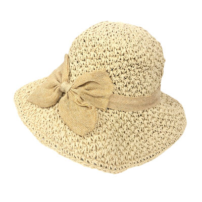 Chapeau crochet avec nœud papillon