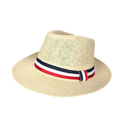 Chapeau ruban tricolore