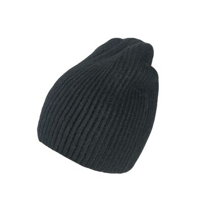 Berretto unisex a coste senza risvolto