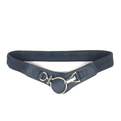 Cintura elastica con fibbia ad anello